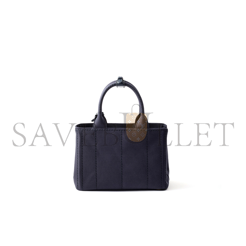 Pra*a jardiniÈre small cotton canvas handbag 1bg464 (26*19*15cm)